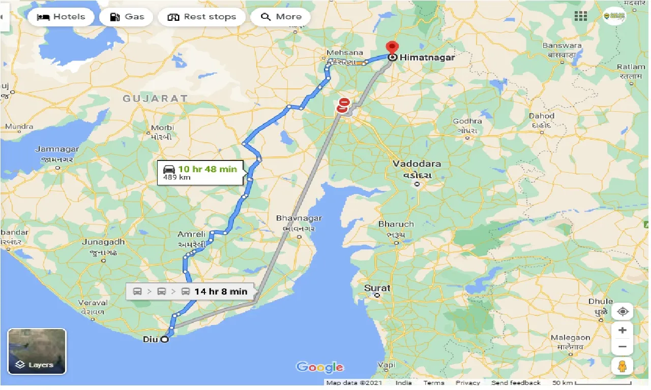 diu-to-himatnagar-taxi