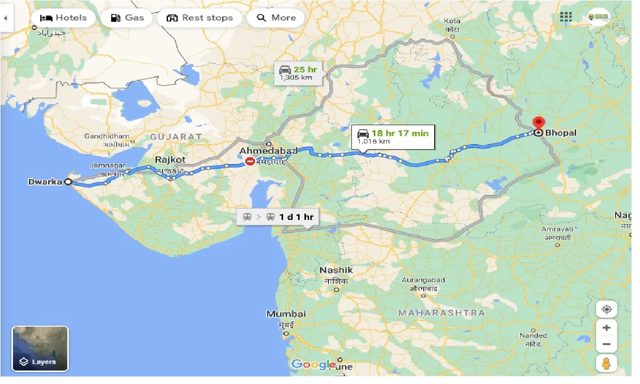 dwarka-to-bhopal-taxi