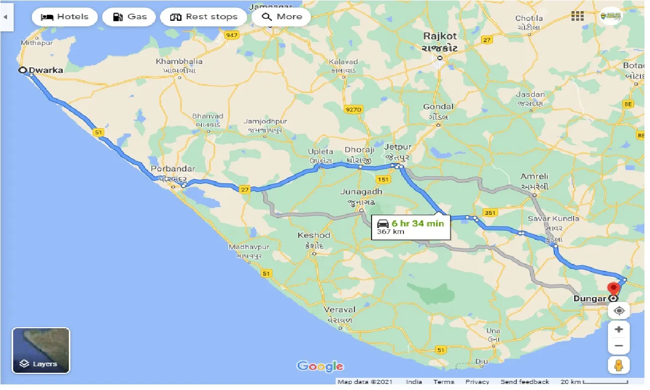 dwarka-to-dungar-taxi