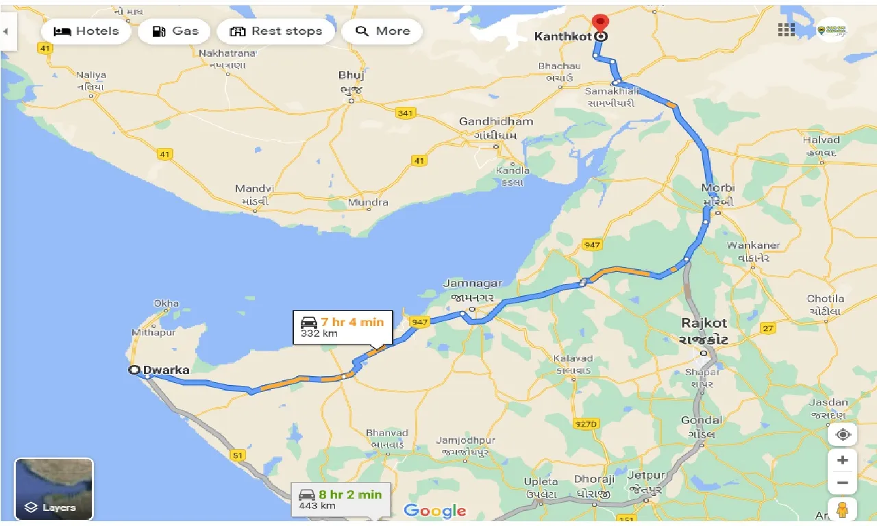 dwarka-to-kanthkot-one-way