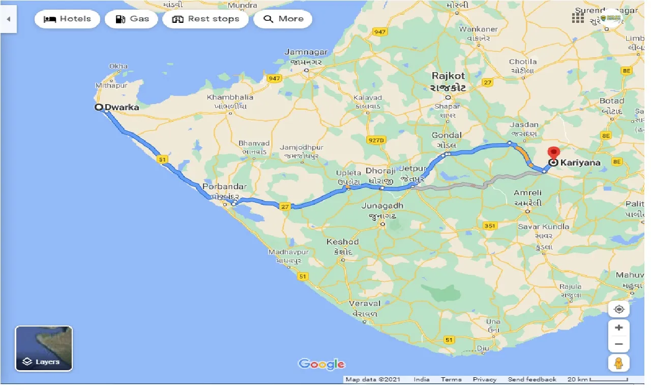 dwarka-to-karian-one-way