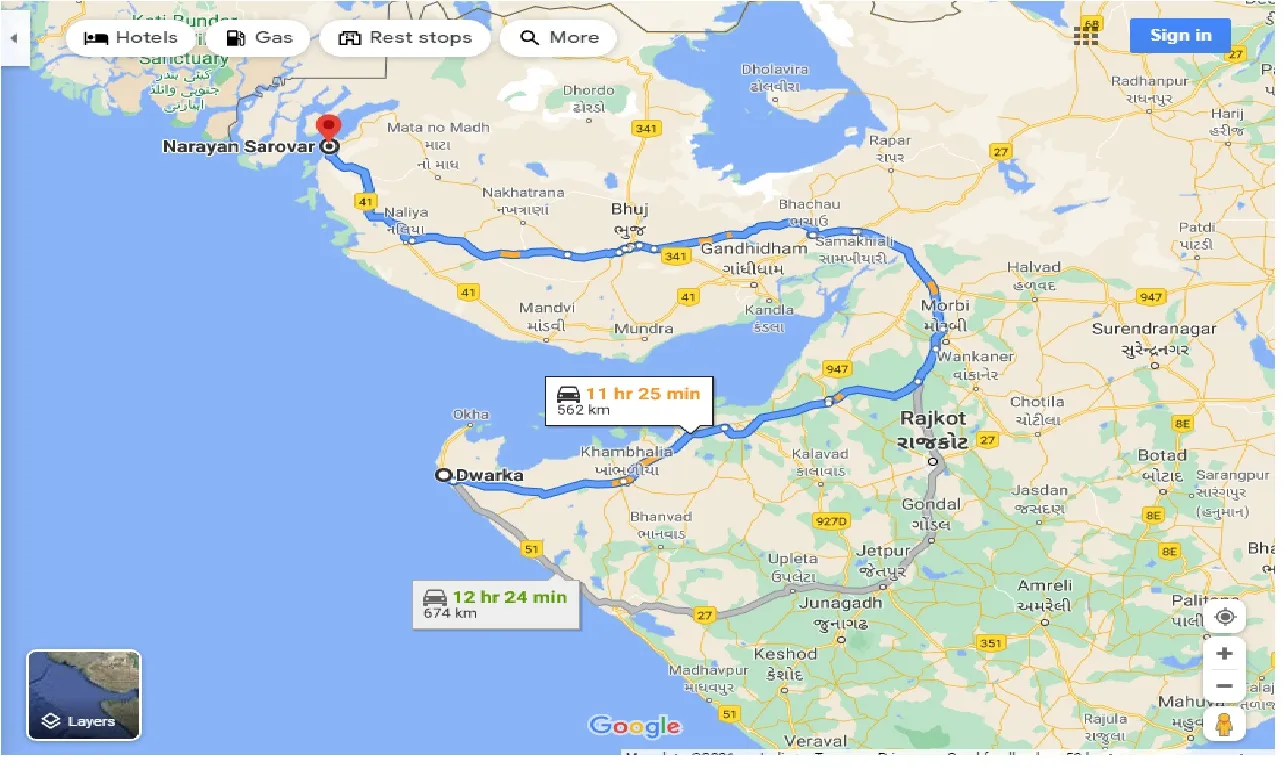 dwarka-to-narayan-sarovar-one-way