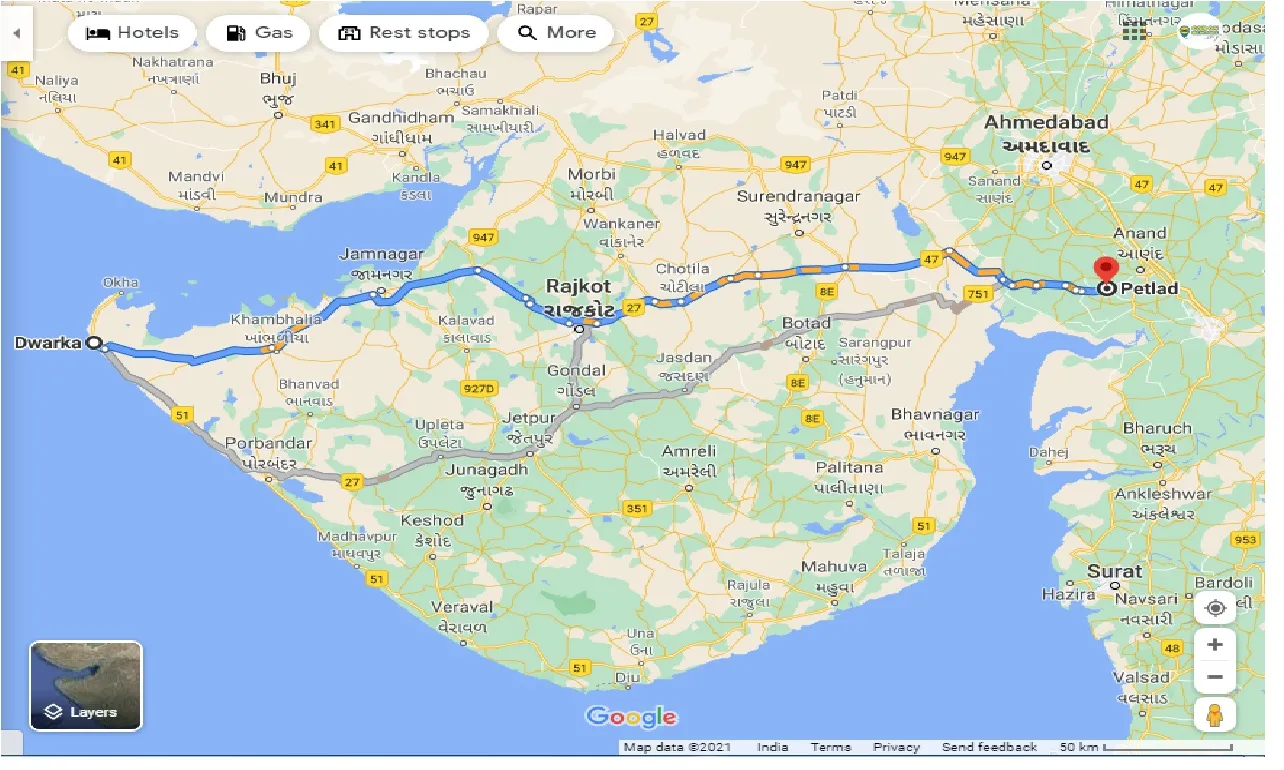 dwarka-to-petlad-one-way