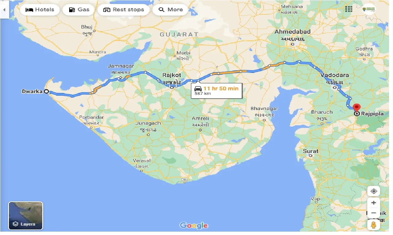 dwarka-to-rajpipla-taxi