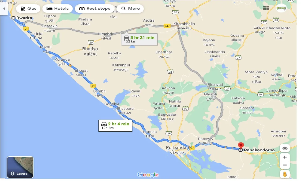 dwarka-to-ranakandorna-one-way