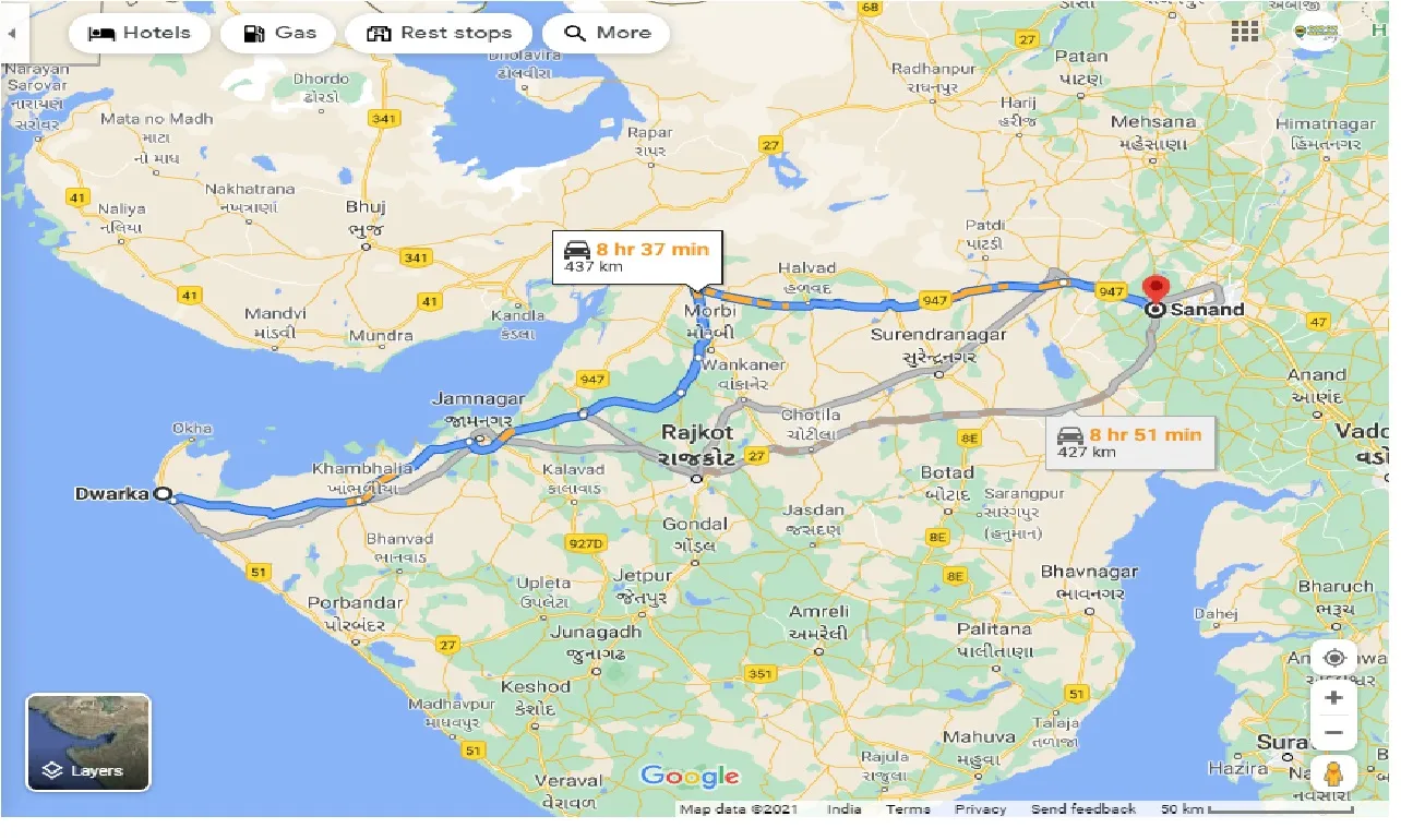 dwarka-to-sanand-taxi