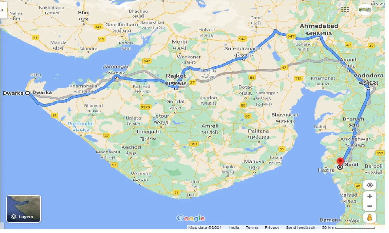 dwarka-to-surat-one-way