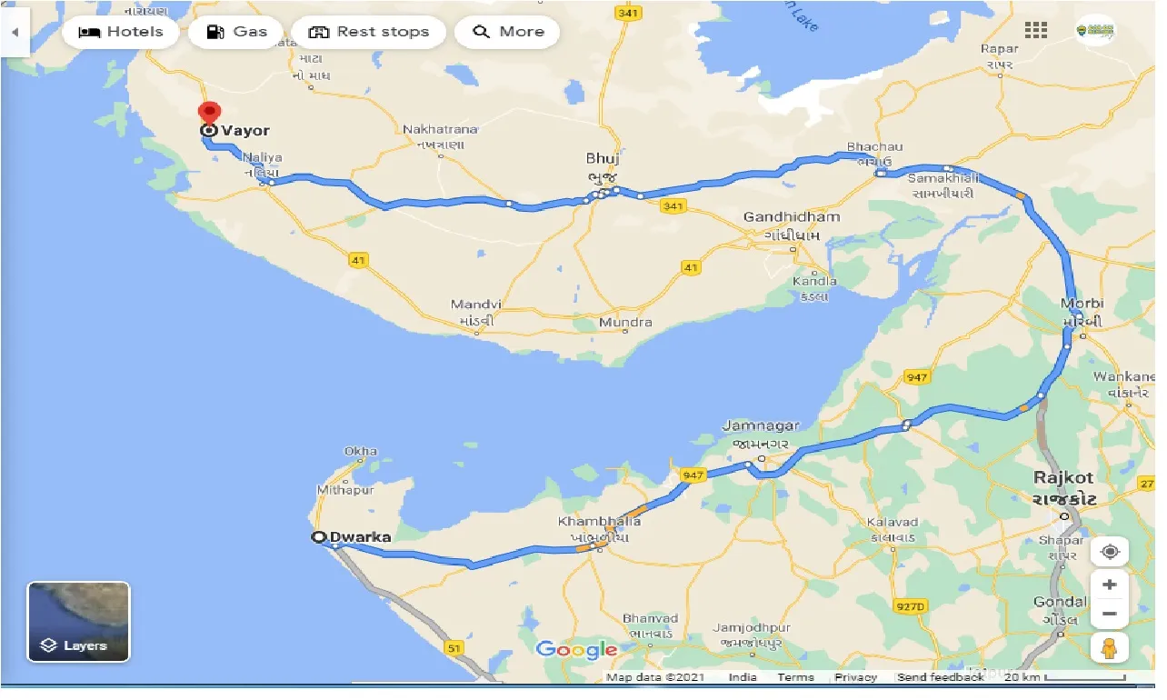 dwarka-to-vayor-taxi