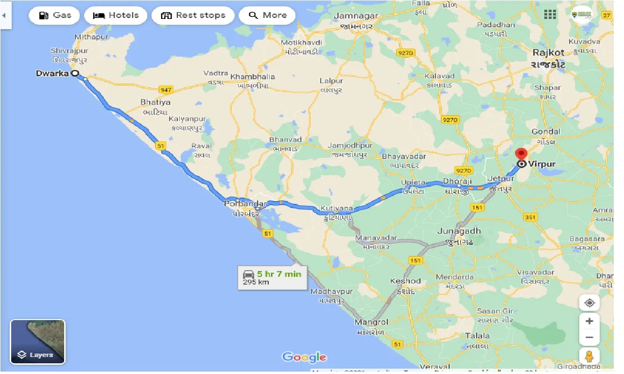 dwarka-to-virpur-taxi