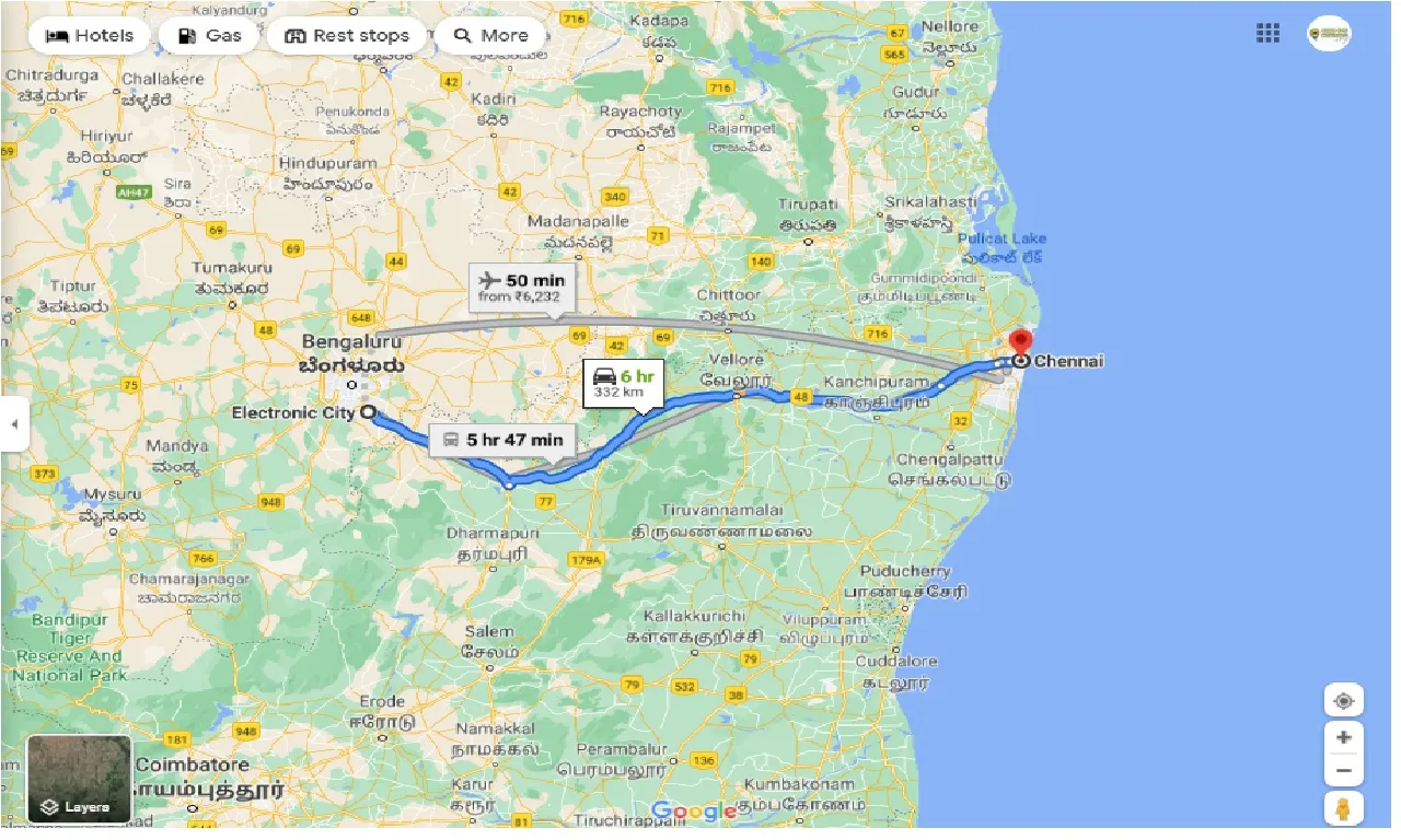 electronic-city-to-chennai-one-way