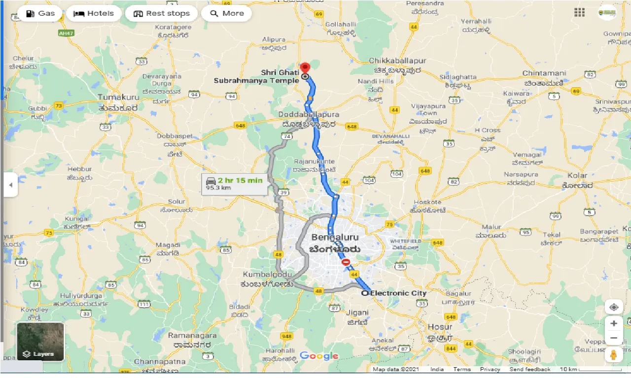 electronic-city-to-ghati-subramanya-round-trip