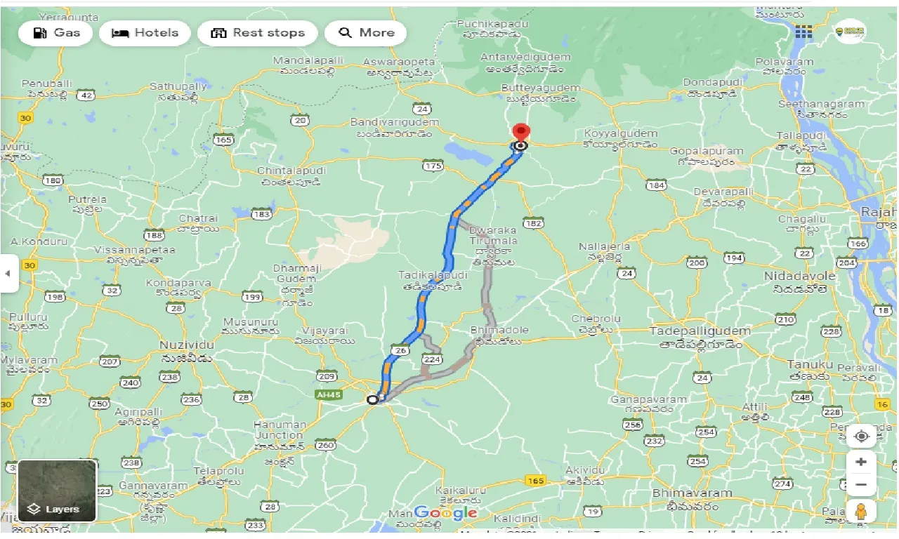 eluru-to-jangareddygudem-round-trip