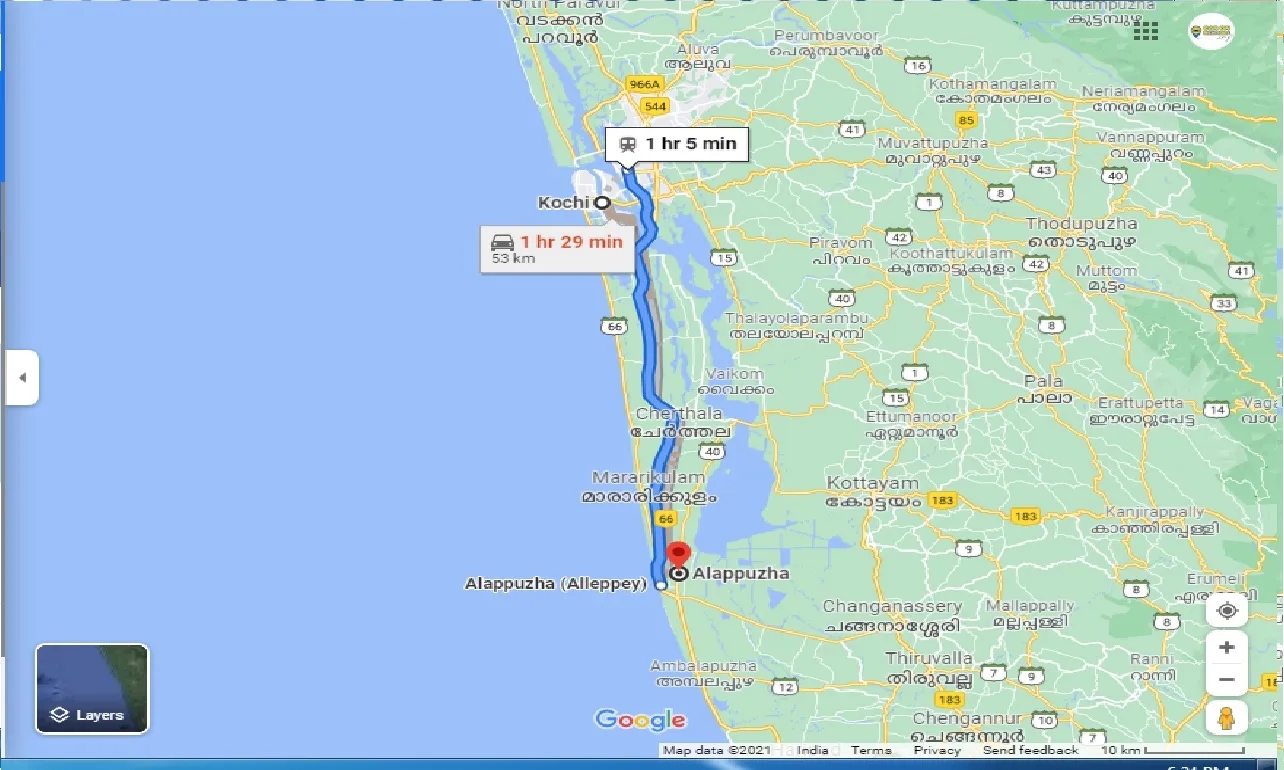 ernakulam-to-alleppey-round-trip