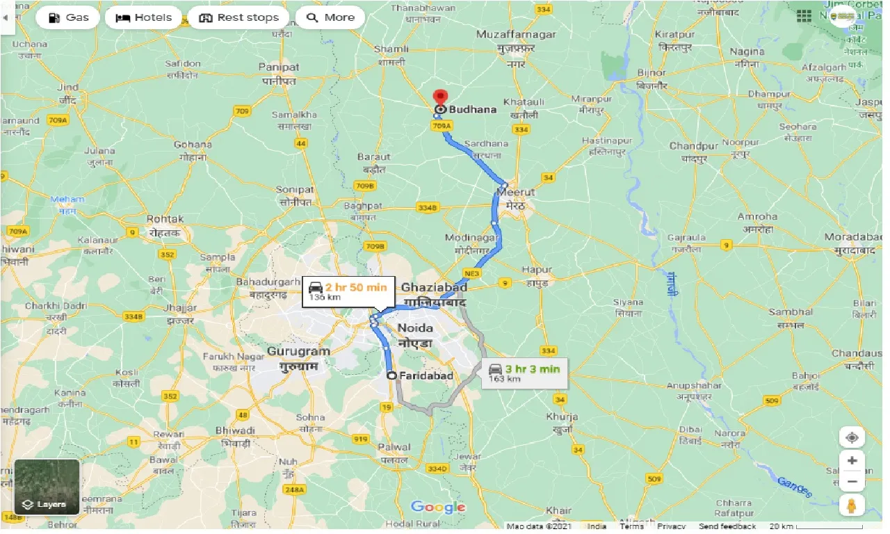 faridabad-to-budhana-round-trip