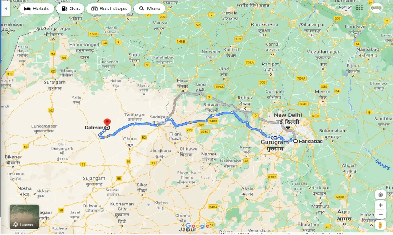 faridabad-to-dalman-round-trip