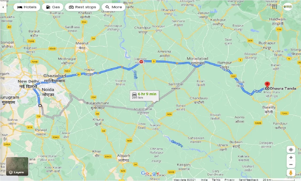 faridabad-to-dhaura-tanda-round-trip