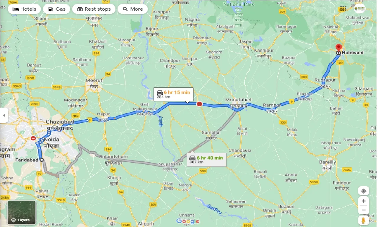 faridabad-to-haldwani-one-way