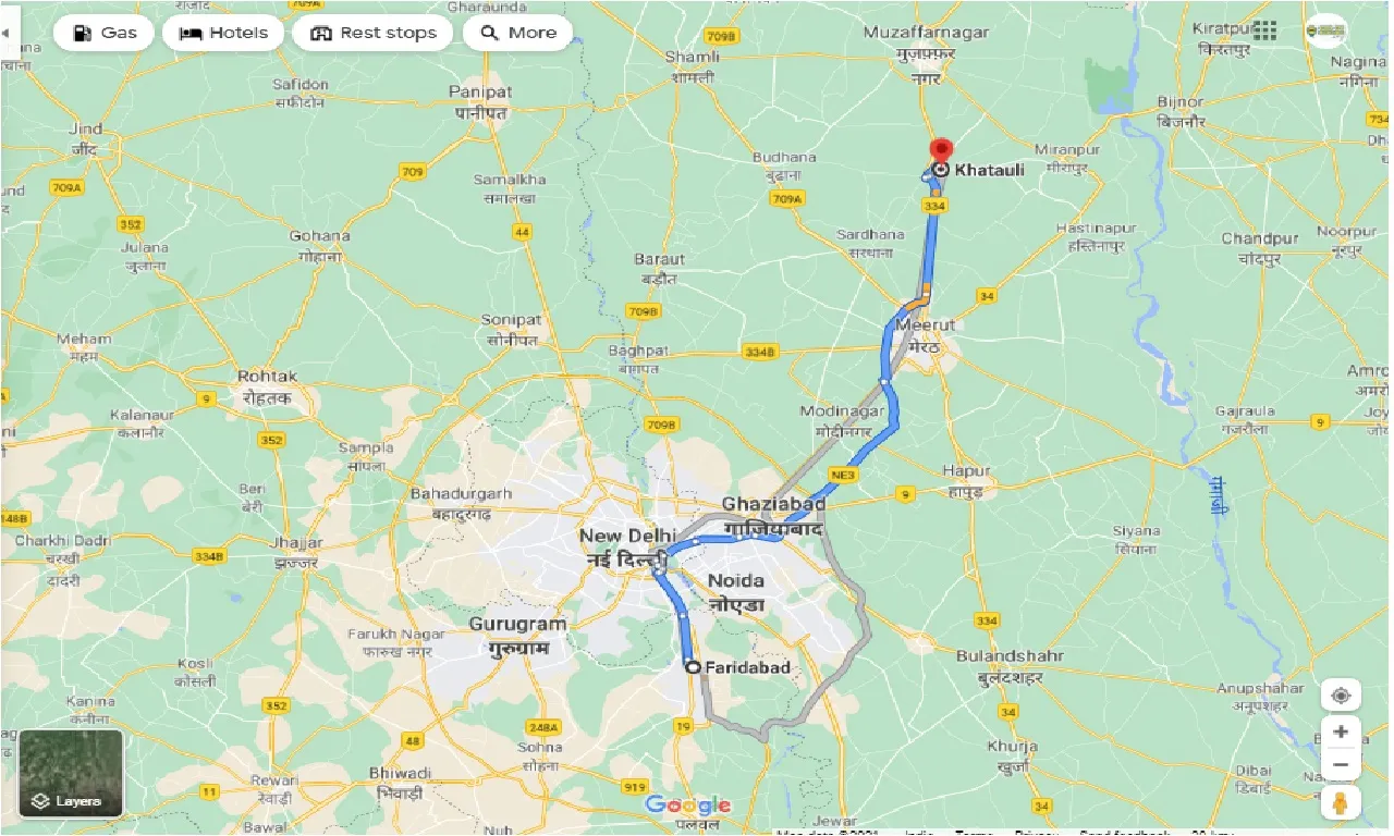 faridabad-to-khatauli-round-trip