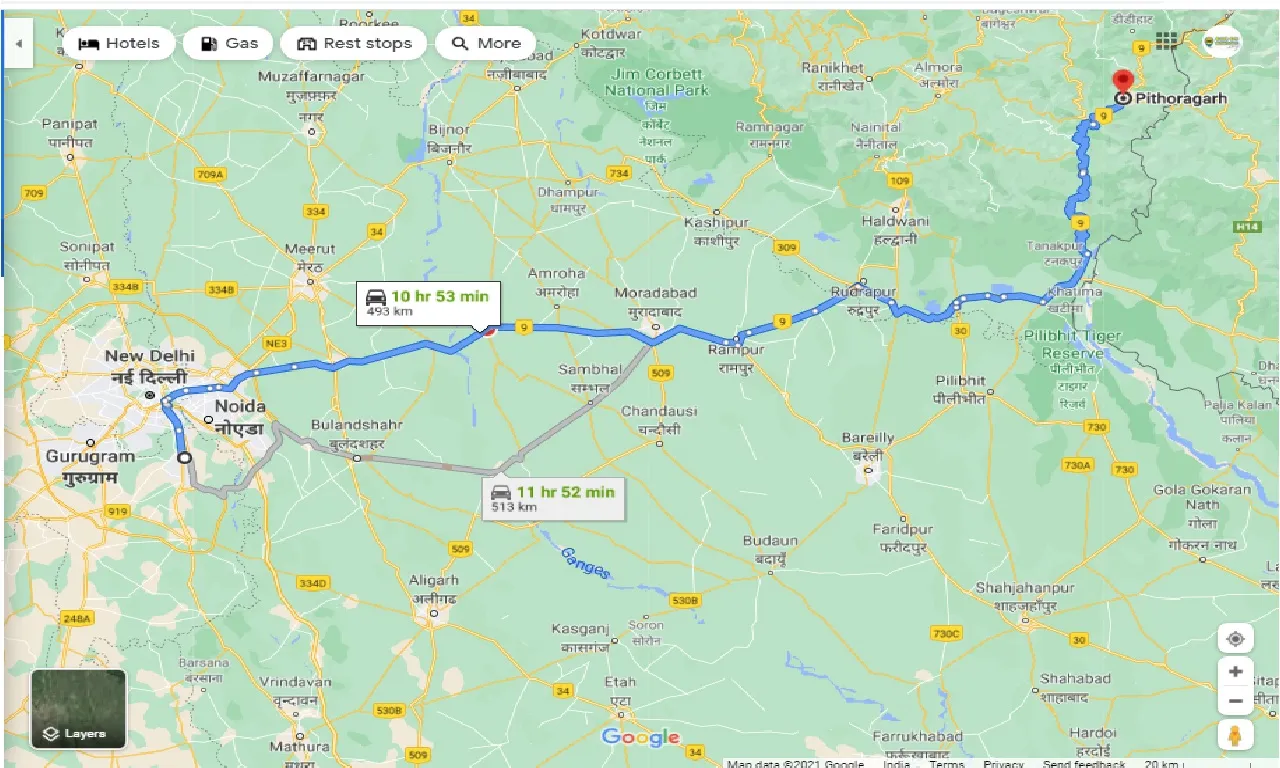 faridabad-to-pithoragarh-one-way