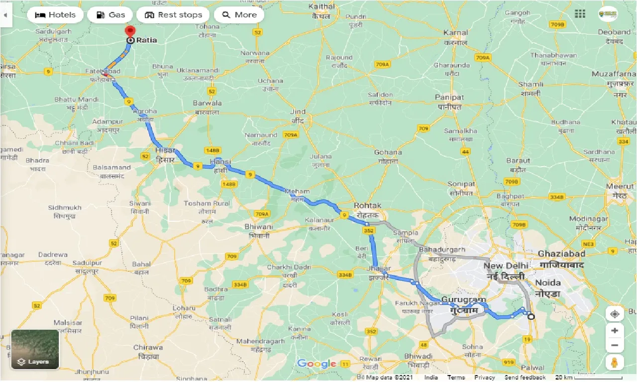 faridabad-to-ratia-round-trip