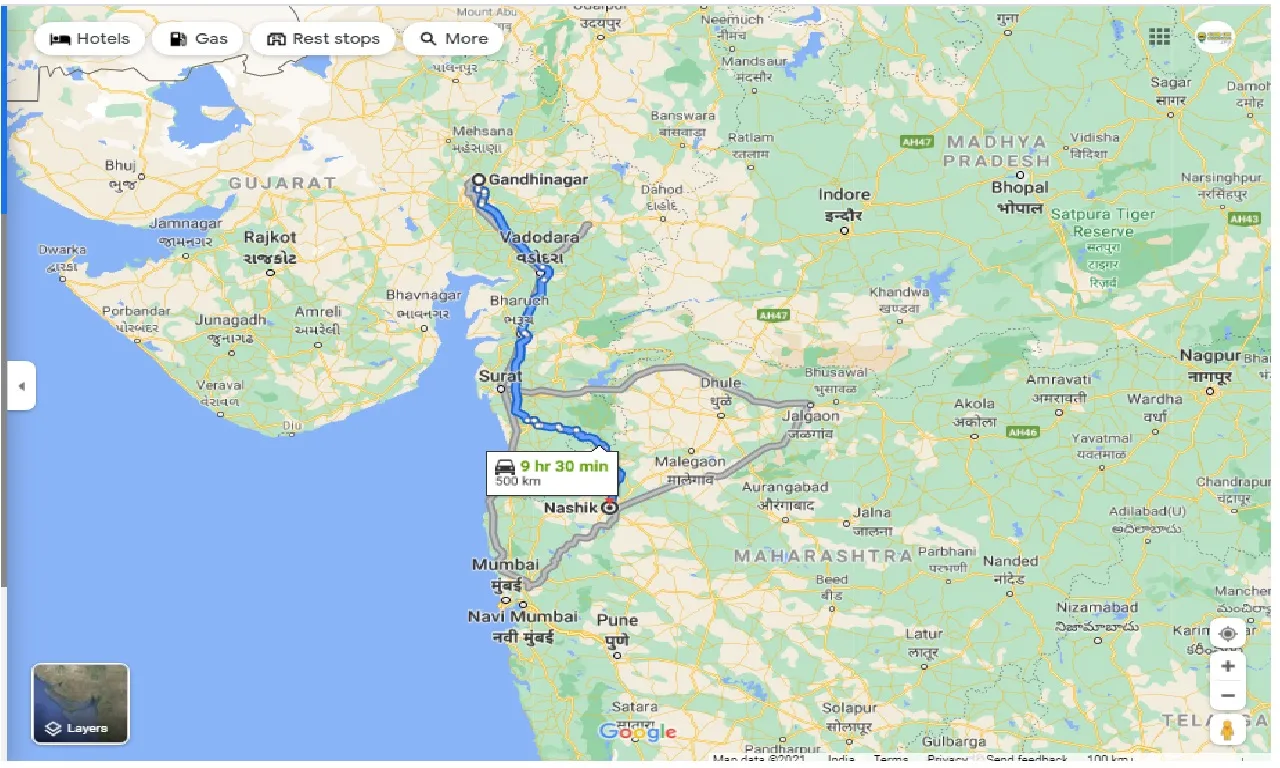 gandhinagar-to-nashik-round-trip