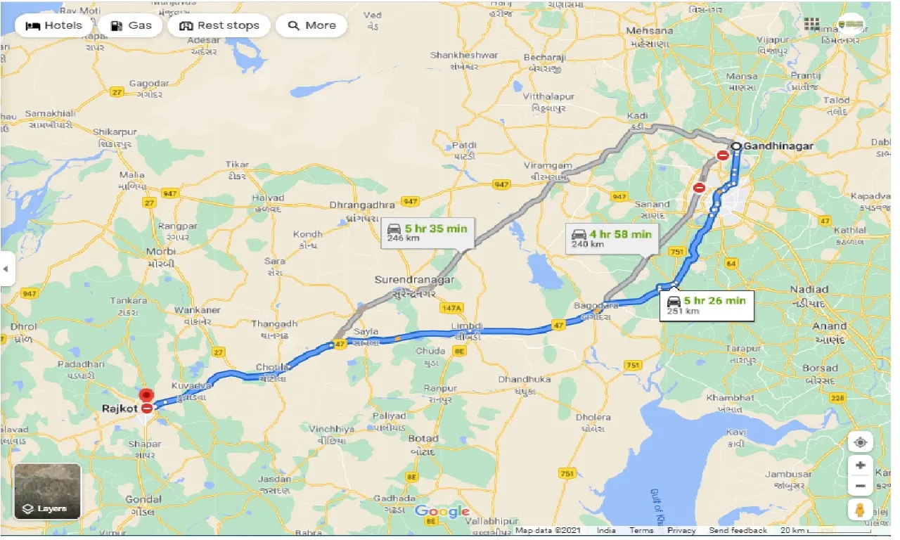 gandhinagar-to-rajkot-round-trip