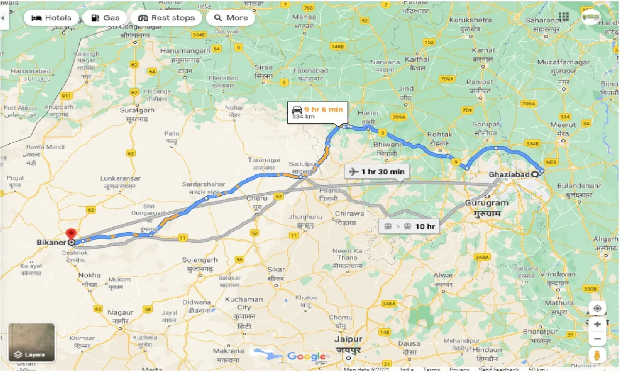 ghaziabad-to-bikaner-one-way