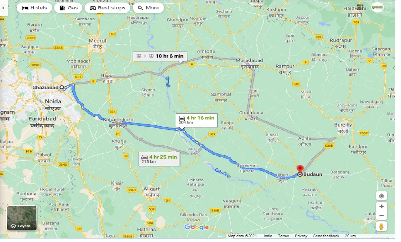 ghaziabad-to-budaun-round-trip