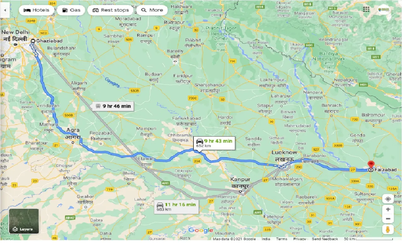 ghaziabad-to-faizabad-one-way