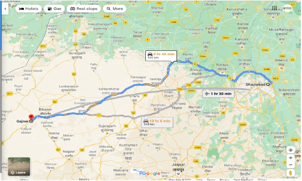 ghaziabad-to-gajner-round-trip