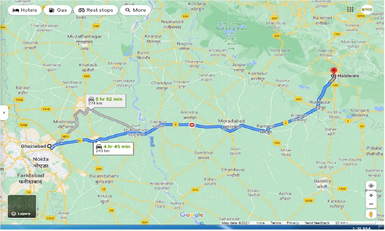 ghaziabad-to-haldwani-one-way