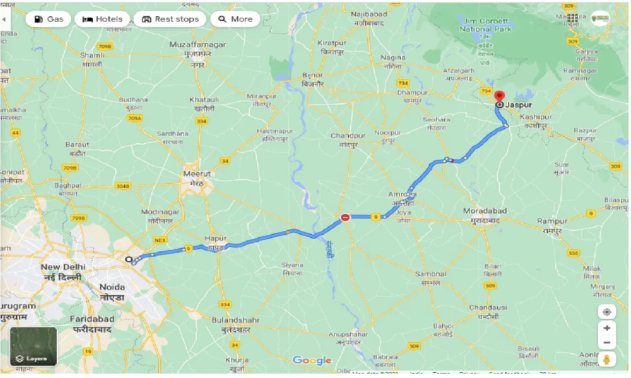 ghaziabad-to-jaspur-one-way