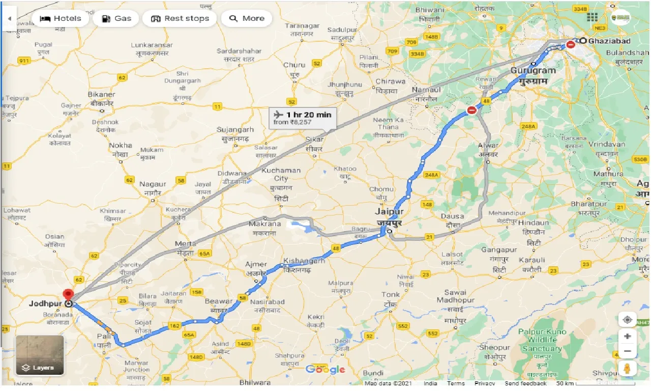 ghaziabad-to-jodhpur-round-trip