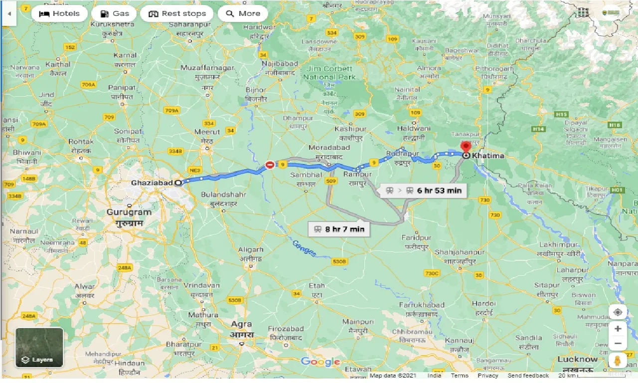 ghaziabad-to-khatima-round-trip