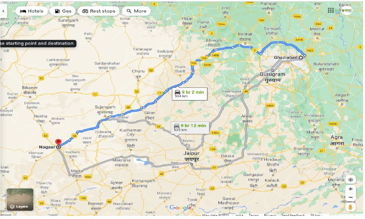 ghaziabad-to-nagaur-one-way