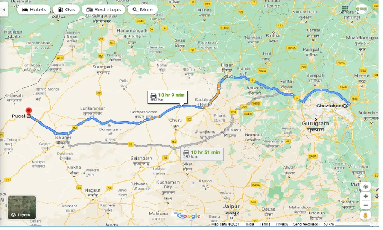 ghaziabad-to-pugal-round-trip
