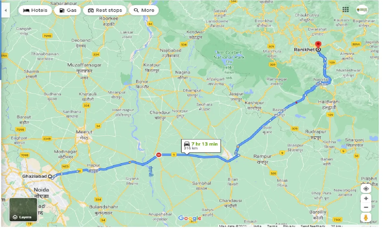 ghaziabad-to-ranikhet-one-way