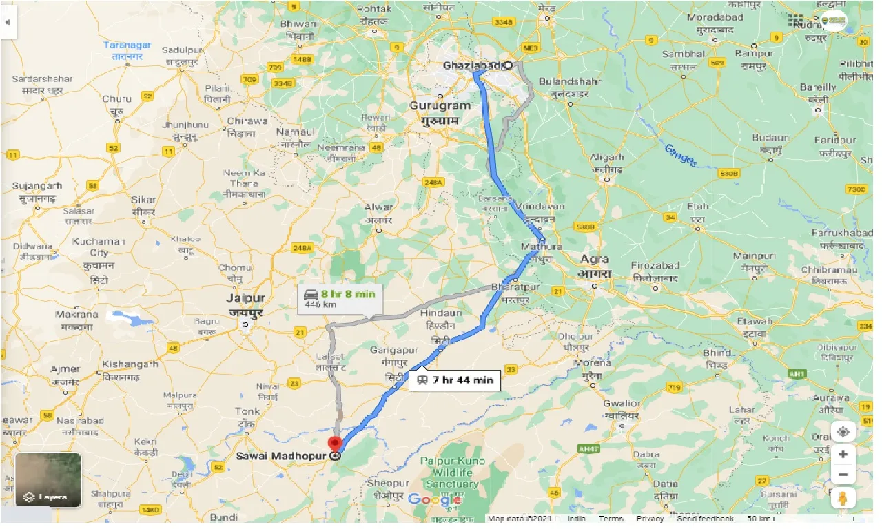 ghaziabad-to-sawai-madhopur-round-trip