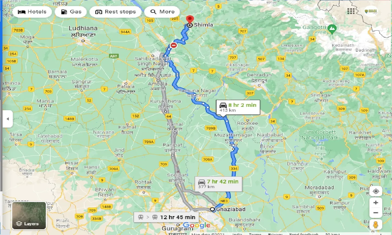 ghaziabad-to-shimla-one-way