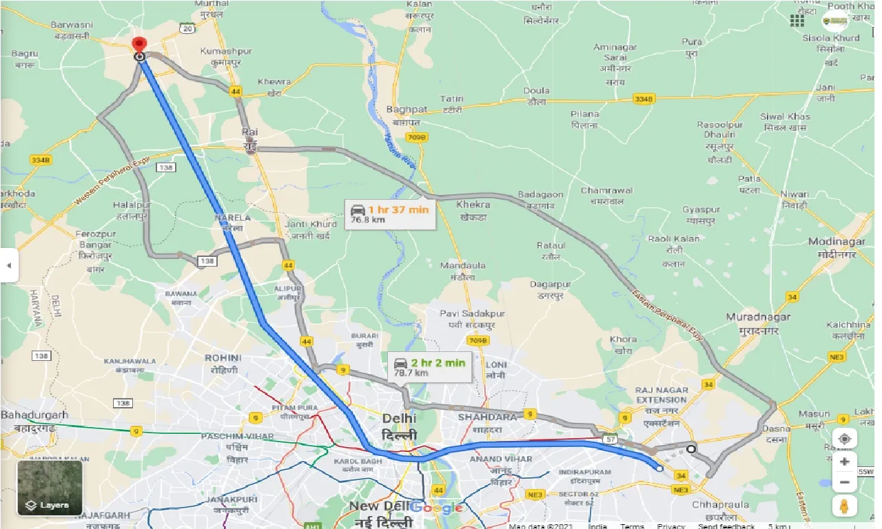 ghaziabad-to-sonepat-one-way