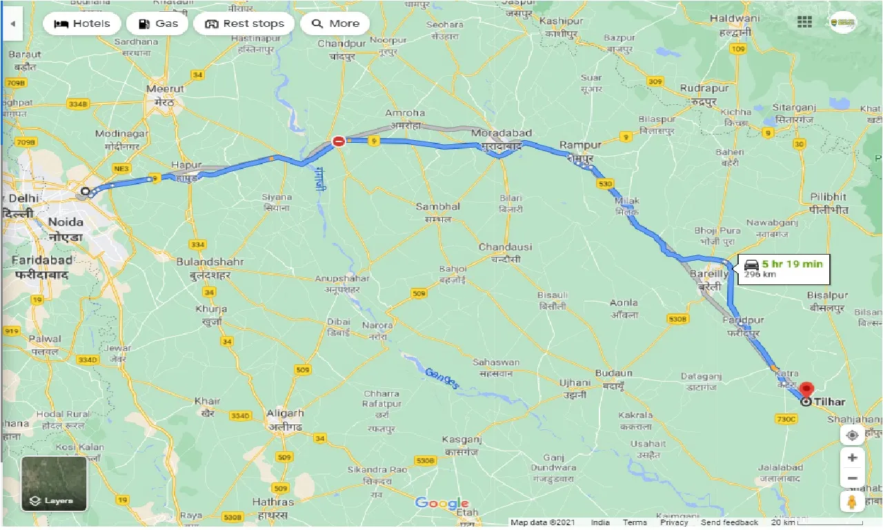 ghaziabad-to-tilhar-one-way