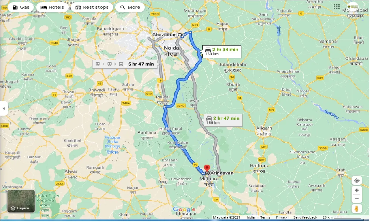 Ghaziabad To Vrindavan One Way ghaziabad-to-vrindavan-one-way