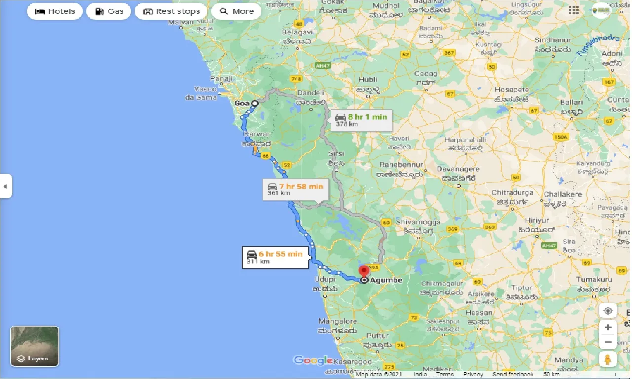 goa-to-agumbe-one-way