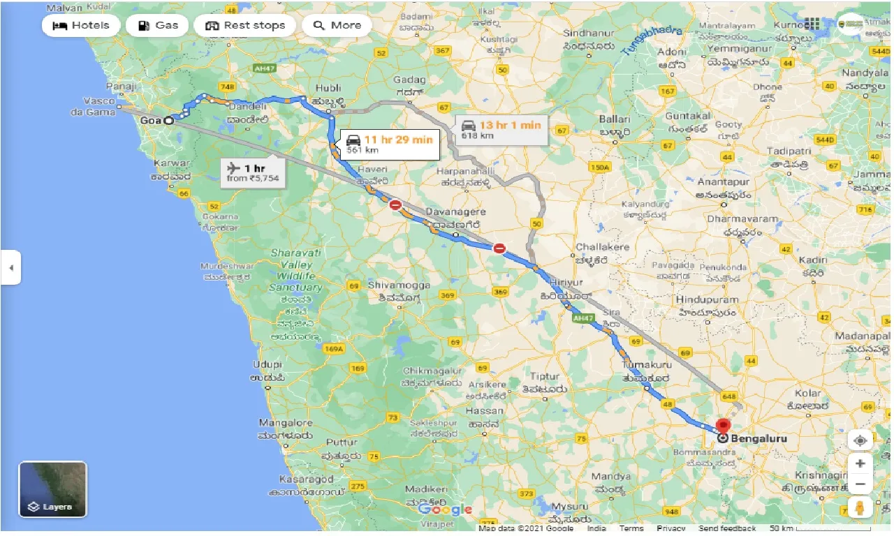 goa-to-bangalore-one-way