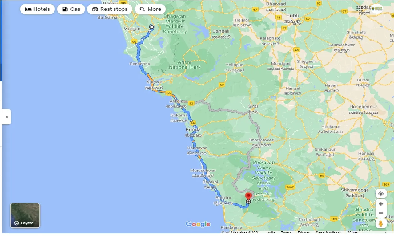 goa-to-kollur-karnataka-round-trip