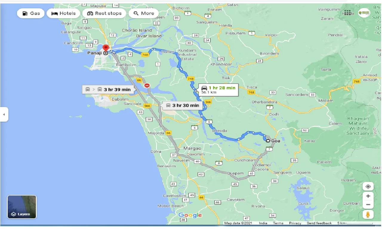 goa-to-panaji-round-trip