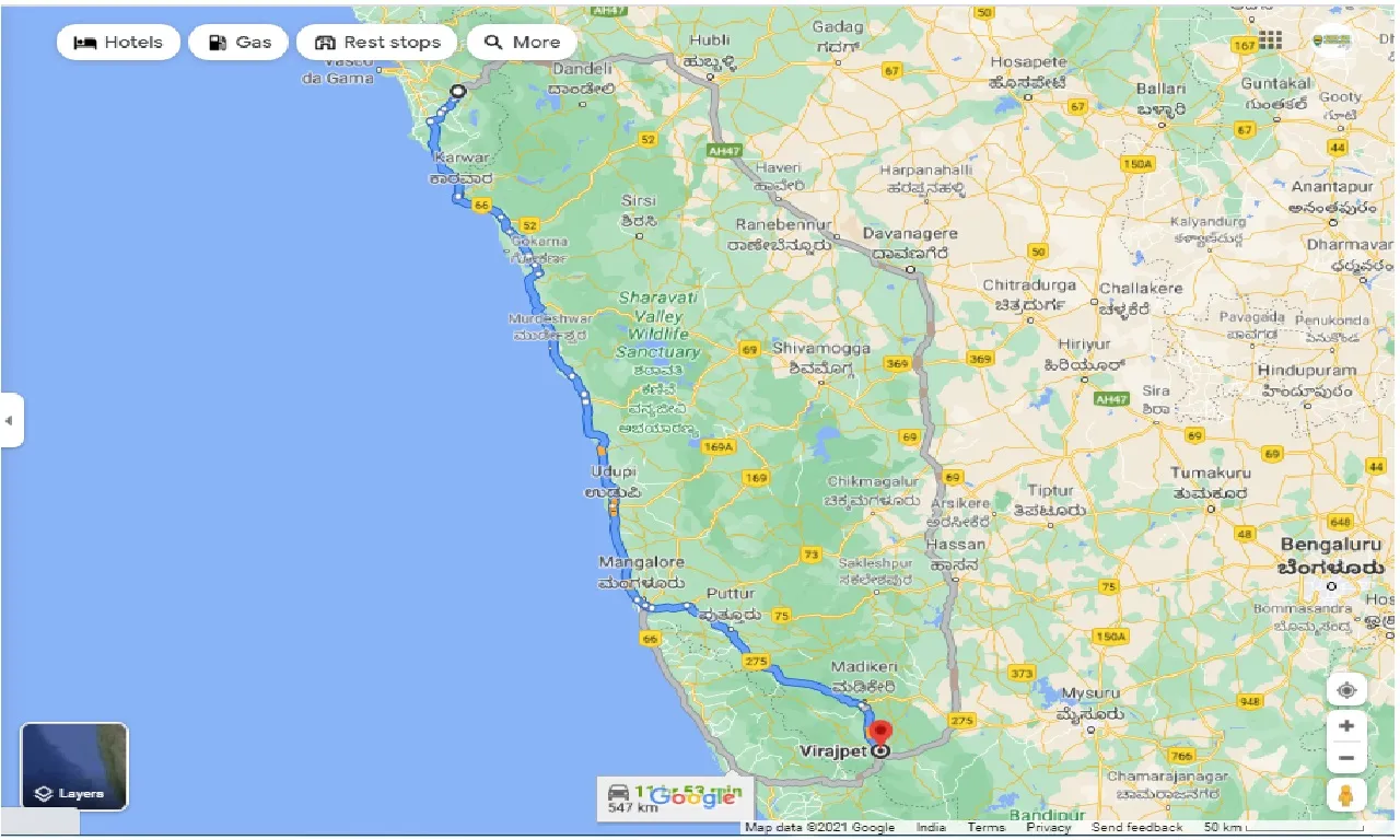 goa-to-virajpet-one-way