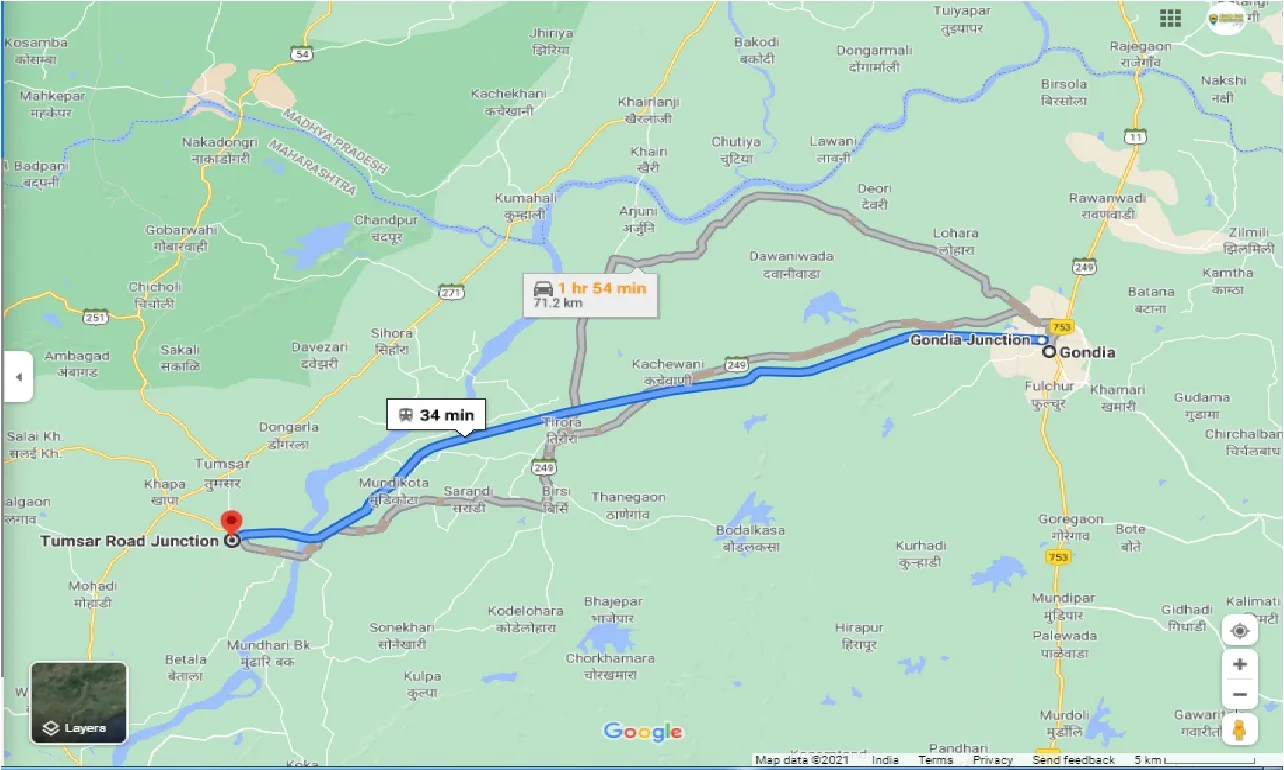 gondia-to-tumsar-road-round-trip