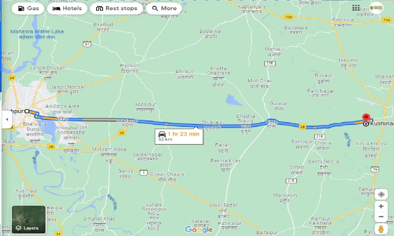 gorakhpur-to-kushinagar-one-way