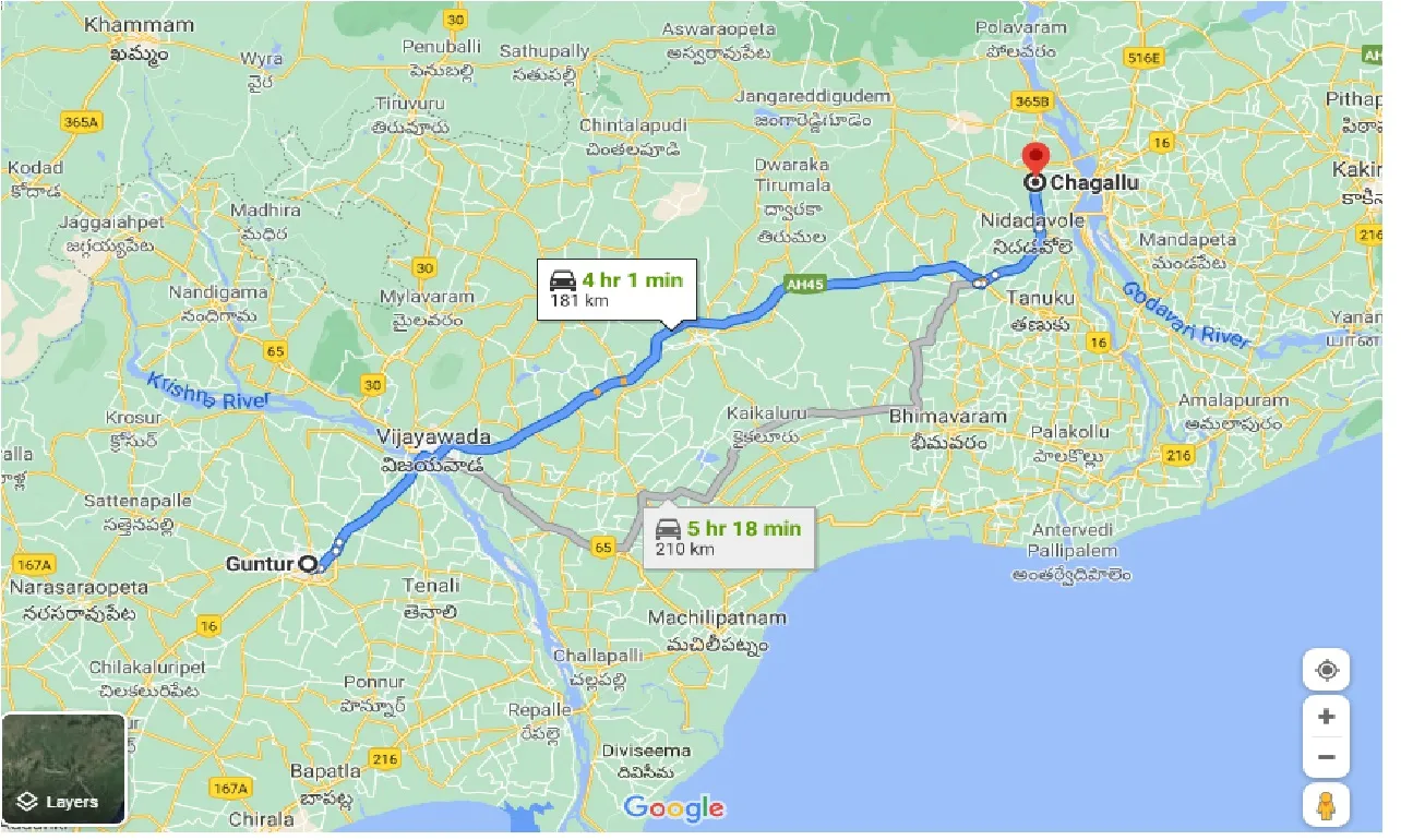 guntur-to-chagallu-taxi